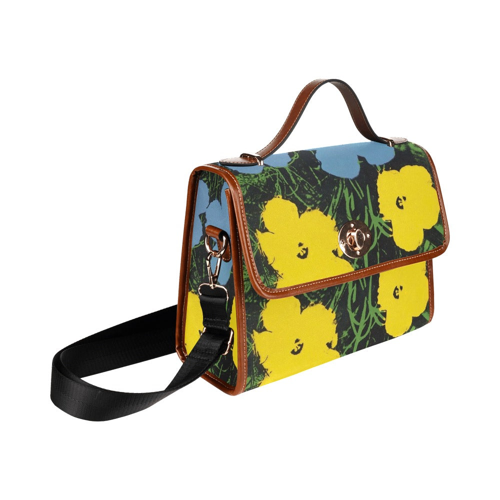 
ANDY WARHOL - FLOWERS - WATERPROOF CANVAS BAG FOR HER
