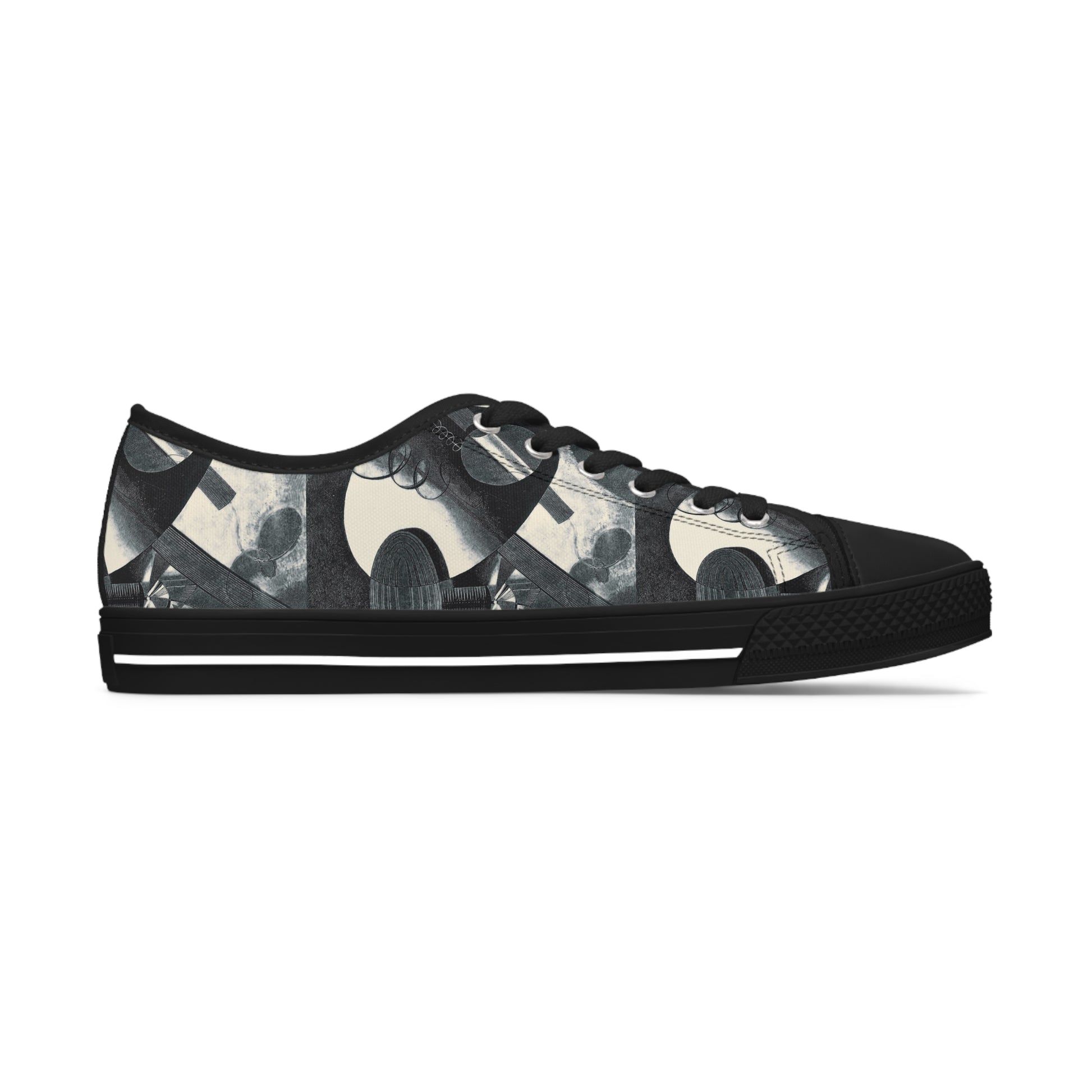 KAROL HILLER - HELIOGRAPHIC COMPOSITION (XXIX) - LOW TOP ART SNEAKERS FOR HER