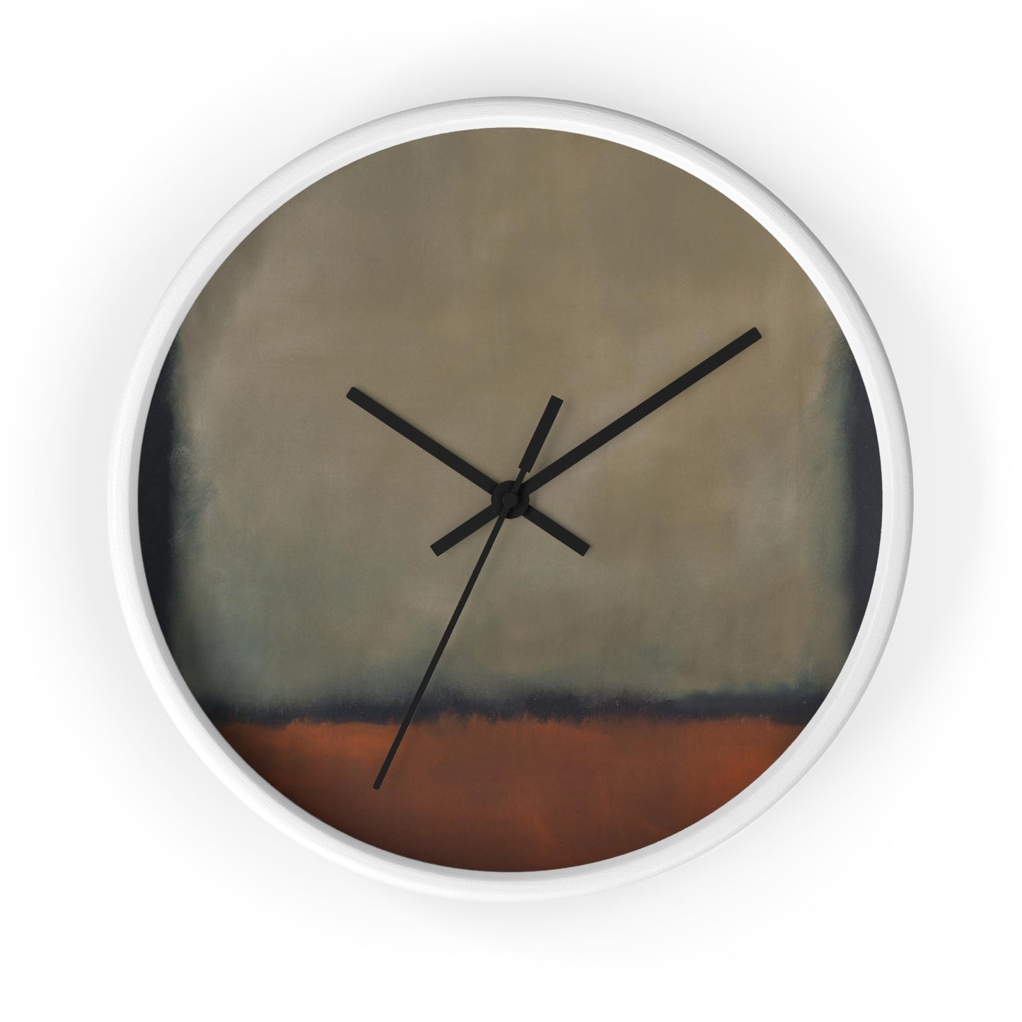 MARK ROTHKO - ABSTRACT - WOODEN WALL ART CLOCK 