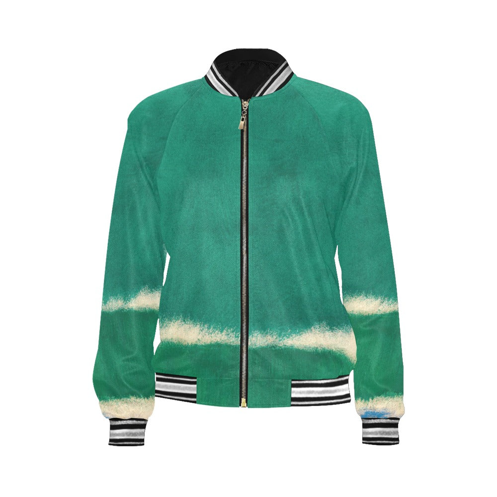 MARK ROTHKO - ABSTRACT - WOMEN'S FULL ZIPPER JACKET