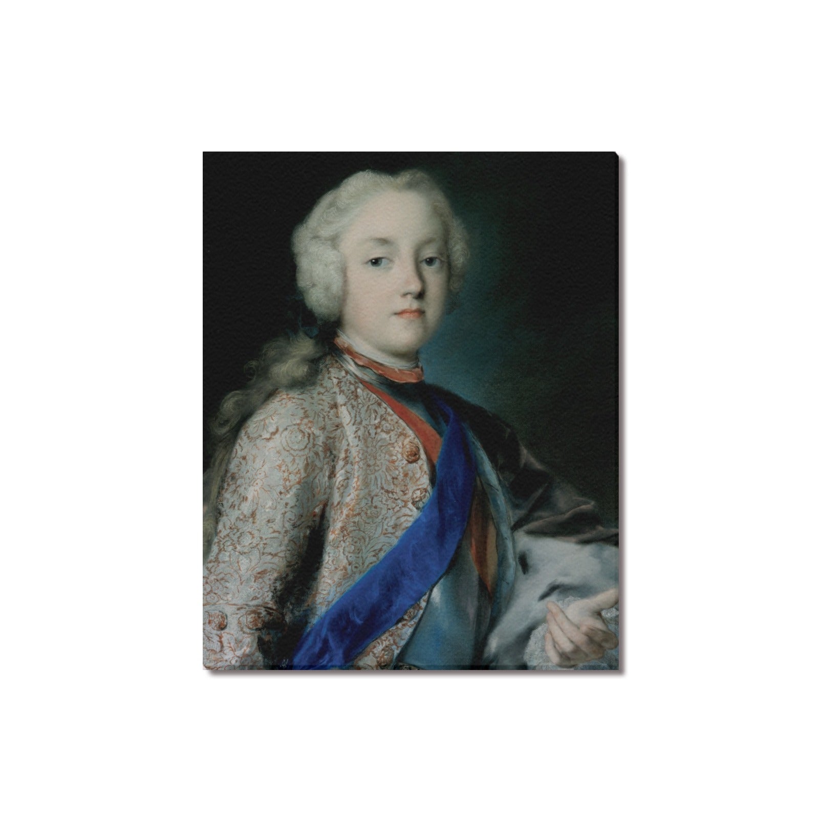 ROSALBA CARRIERA - CROWN PRINCE FRIEDRICH CHRISTIAN OF SAXONY - CANVAS PRINT 16" x 20"