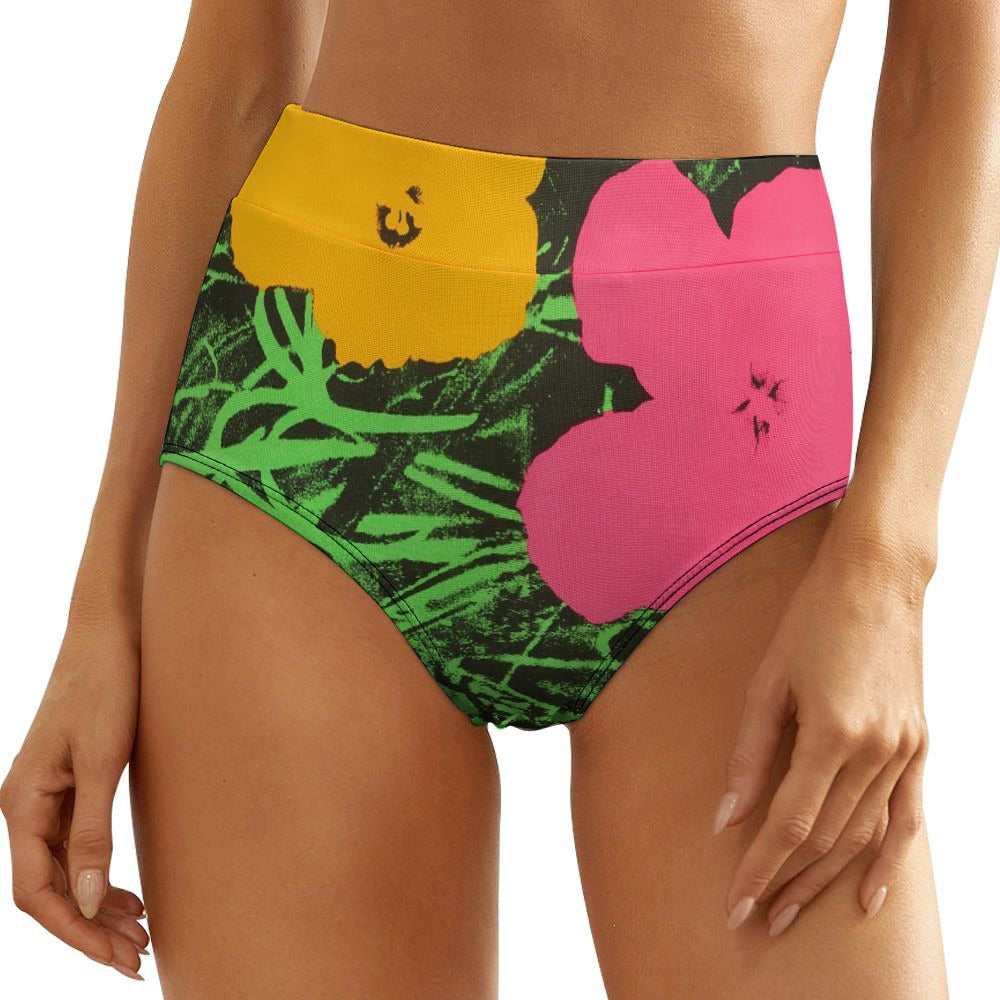 
ANDY WARHOL - FLOWERS - HIGH WAIST PANTIES FOR HER

