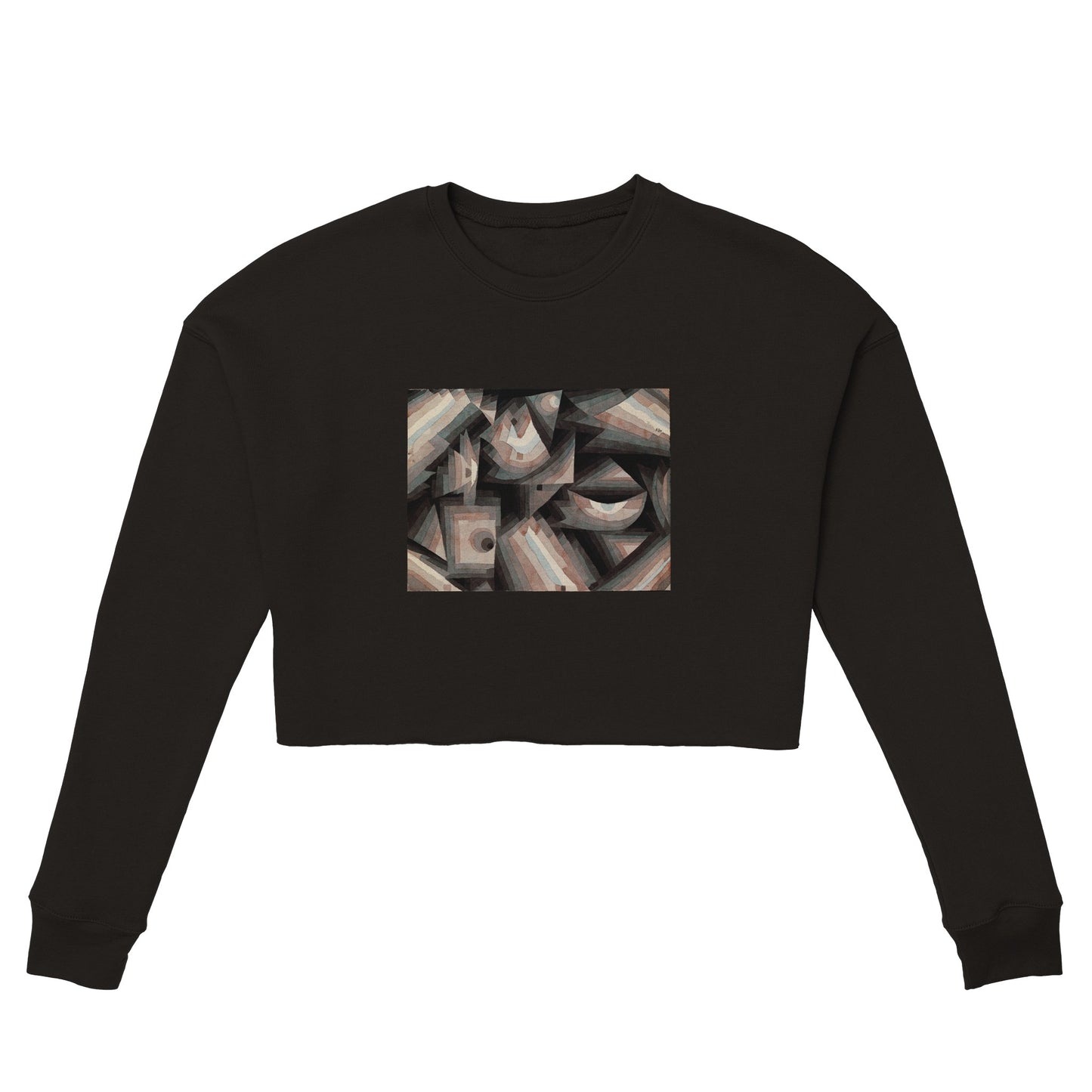 PAUL KLEE - CRYSTAL GRADATION - CROPPED SWEATSHIRT FOR HER