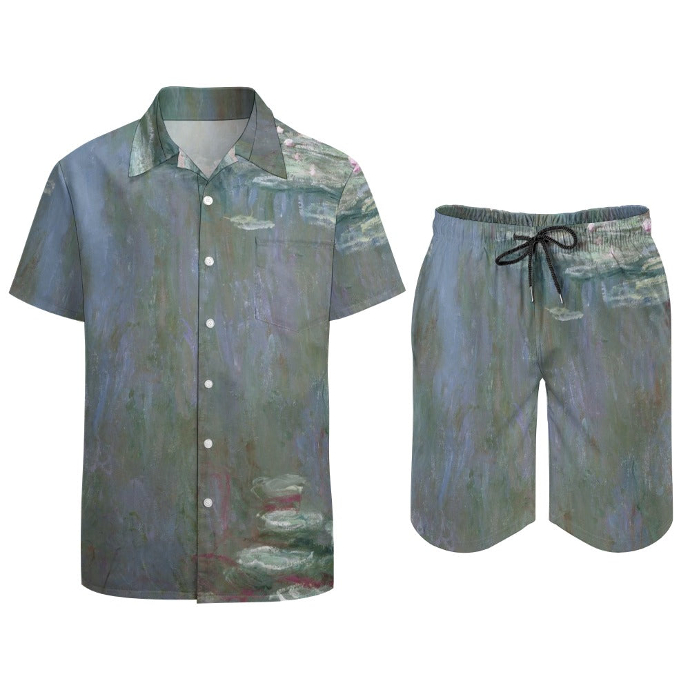 CLAUDE MONET - WATER LILIES - BEACH SUIT FOR HIM