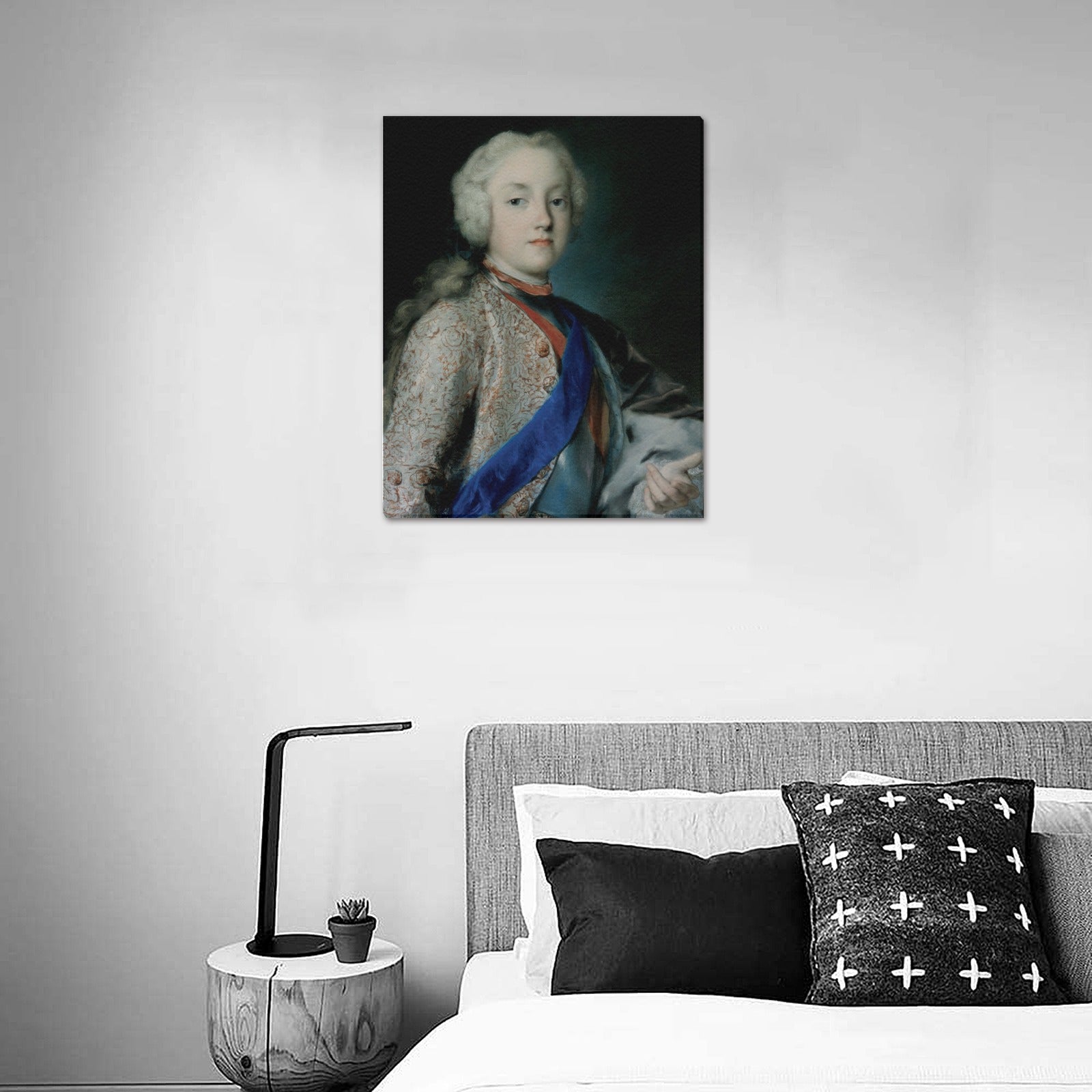 ROSALBA CARRIERA - CROWN PRINCE FRIEDRICH CHRISTIAN OF SAXONY - CANVAS PRINT 16" x 20"