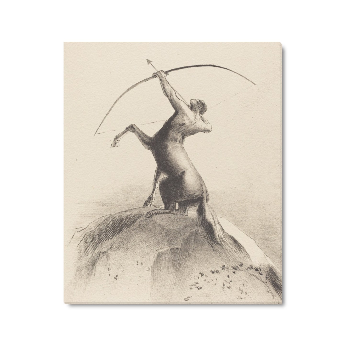 ODILON REDON - CENAUR AIMING AT THE CLOUDES (1895) - CANVAS PRINT 20"x 24"