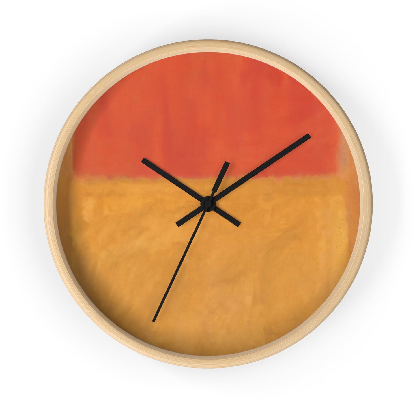 MARK ROTHKO - ABSTRACT - WOODEN WALL ART CLOCK 