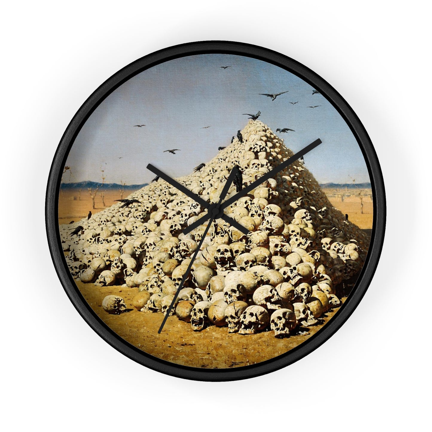 VASILY VERESHCHAGIN - THE APOTHEOSIS OF WAR - WOODEN WALL ART CLOCK