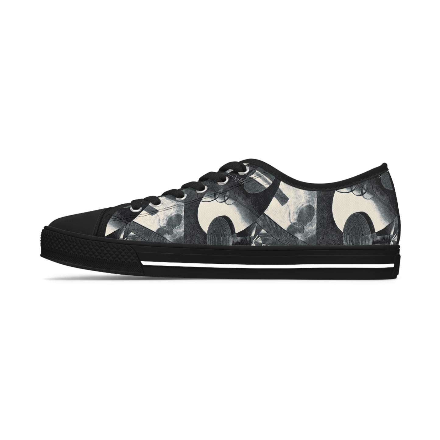 KAROL HILLER - HELIOGRAPHIC COMPOSITION (XXIX) - LOW TOP ART SNEAKERS FOR HER