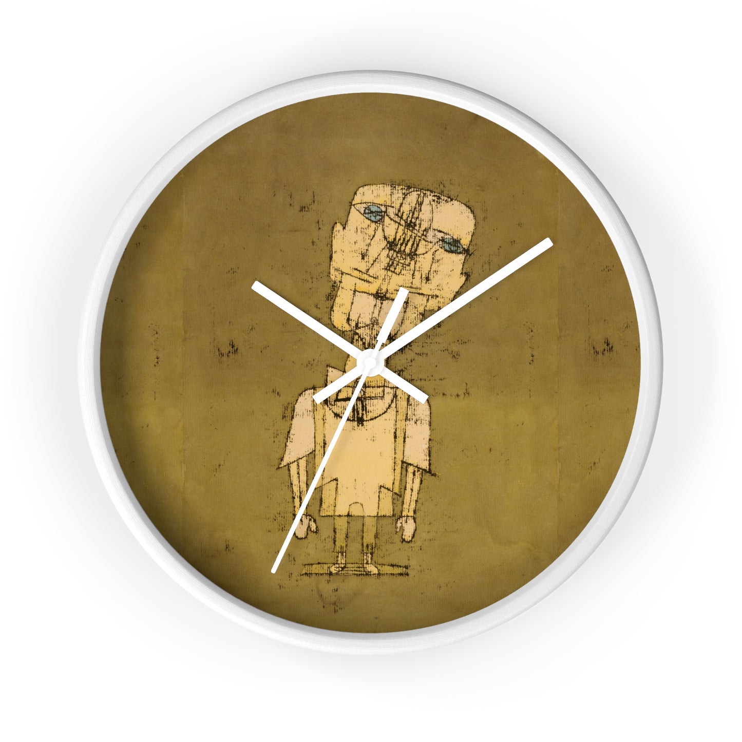 PAUL KLEE - GHOST OF A GENIUS - WOODEN WALL ART CLOCK