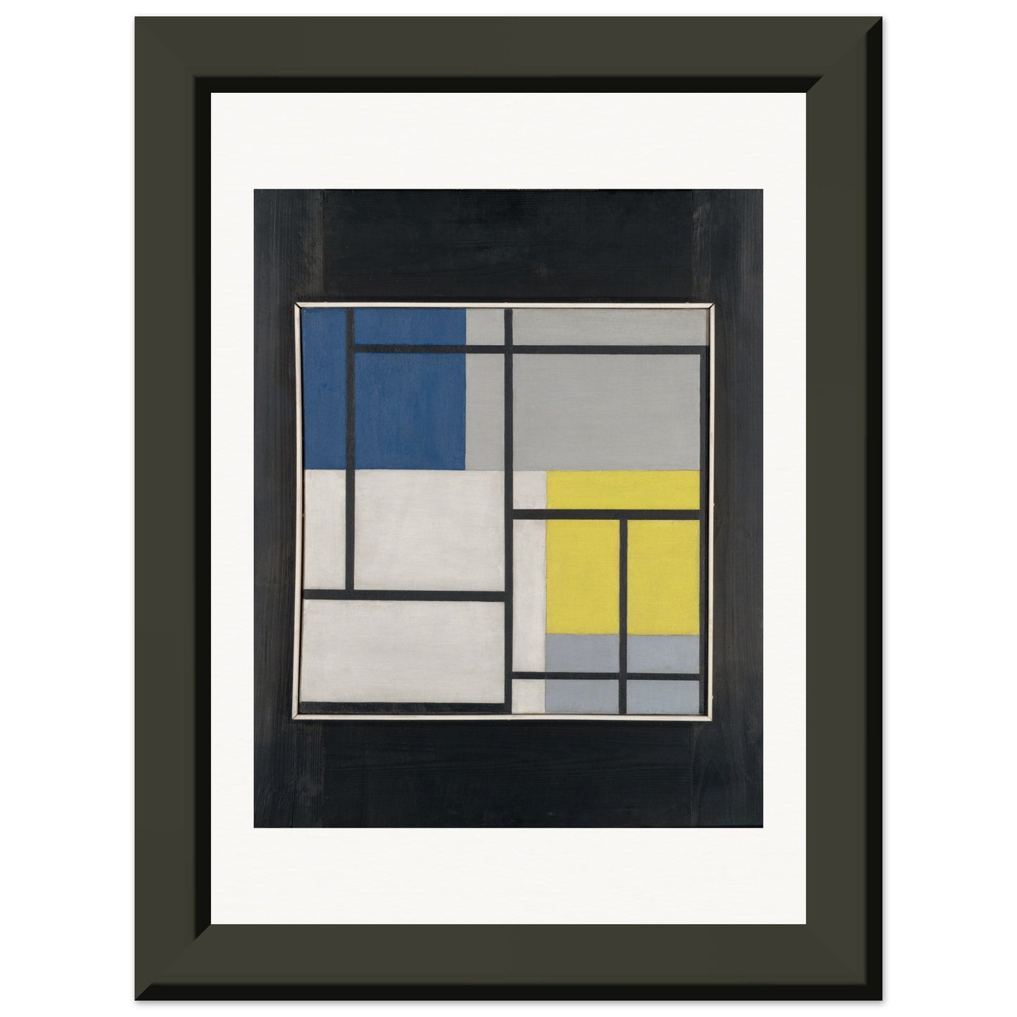 92a9a151-fdd9-4b3f-a10c-9d121676c9dTHEO VAN DOESBURG - SIMULTANEOUS COMPOSITION - MUSEUM MATTE POSTER IN METAL FRAME