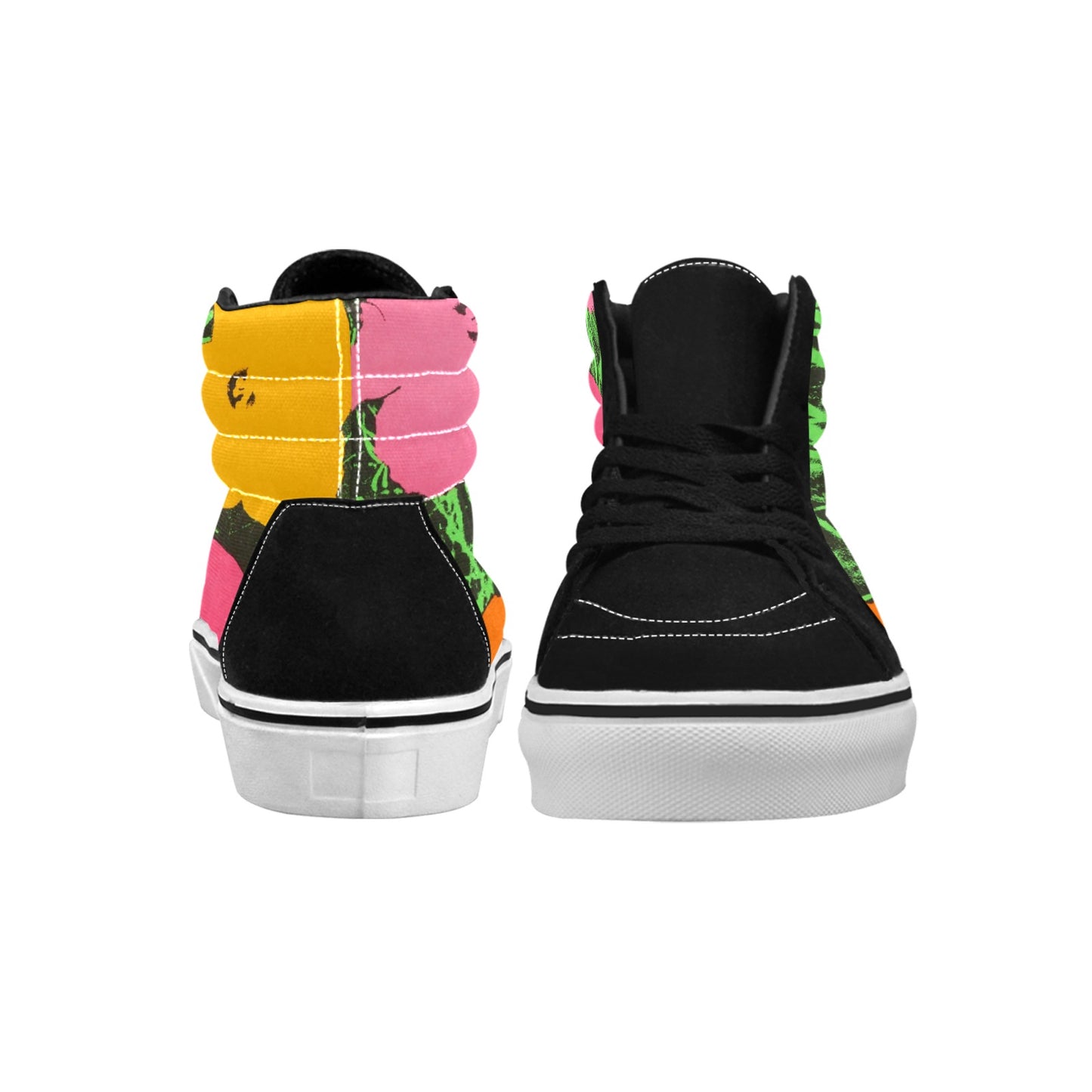 ANDY WARHOL - FLOWERS - MEN'S HIGH TOP CANVAS SHOES