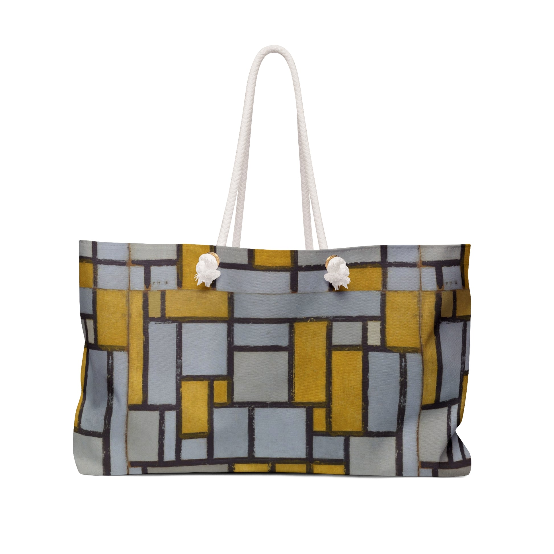 PIET MONDRIAN - COMPOSITION WITH GRID No. 1 - WEEKENDER TOTE BAG
