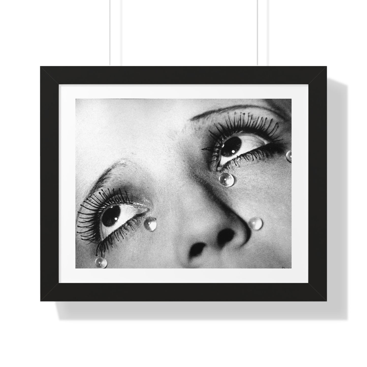 MAN RAY - GLASS TEARS, 1932 - FRAMED POSTER