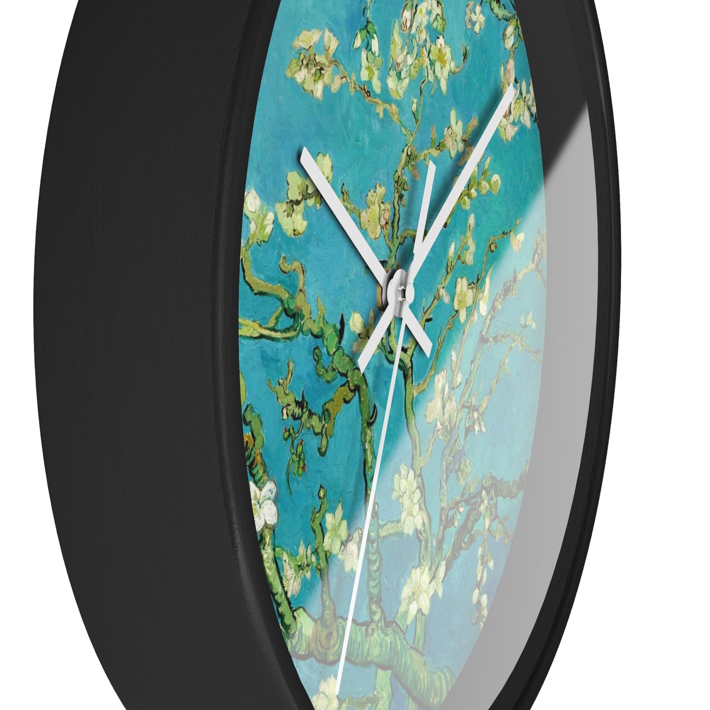 VINCENT VAN GOGH - ALMOND BLOSSOMS - WOODEN WALL CLOCK 