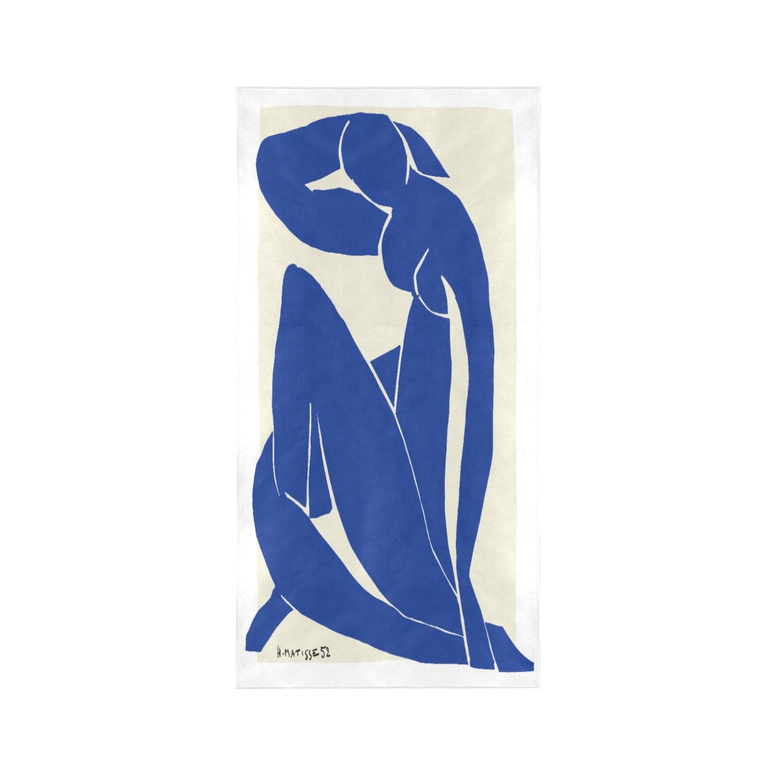 HENRI MATISSE - THE BLUE NUDE - ART BEACH TOWEL
