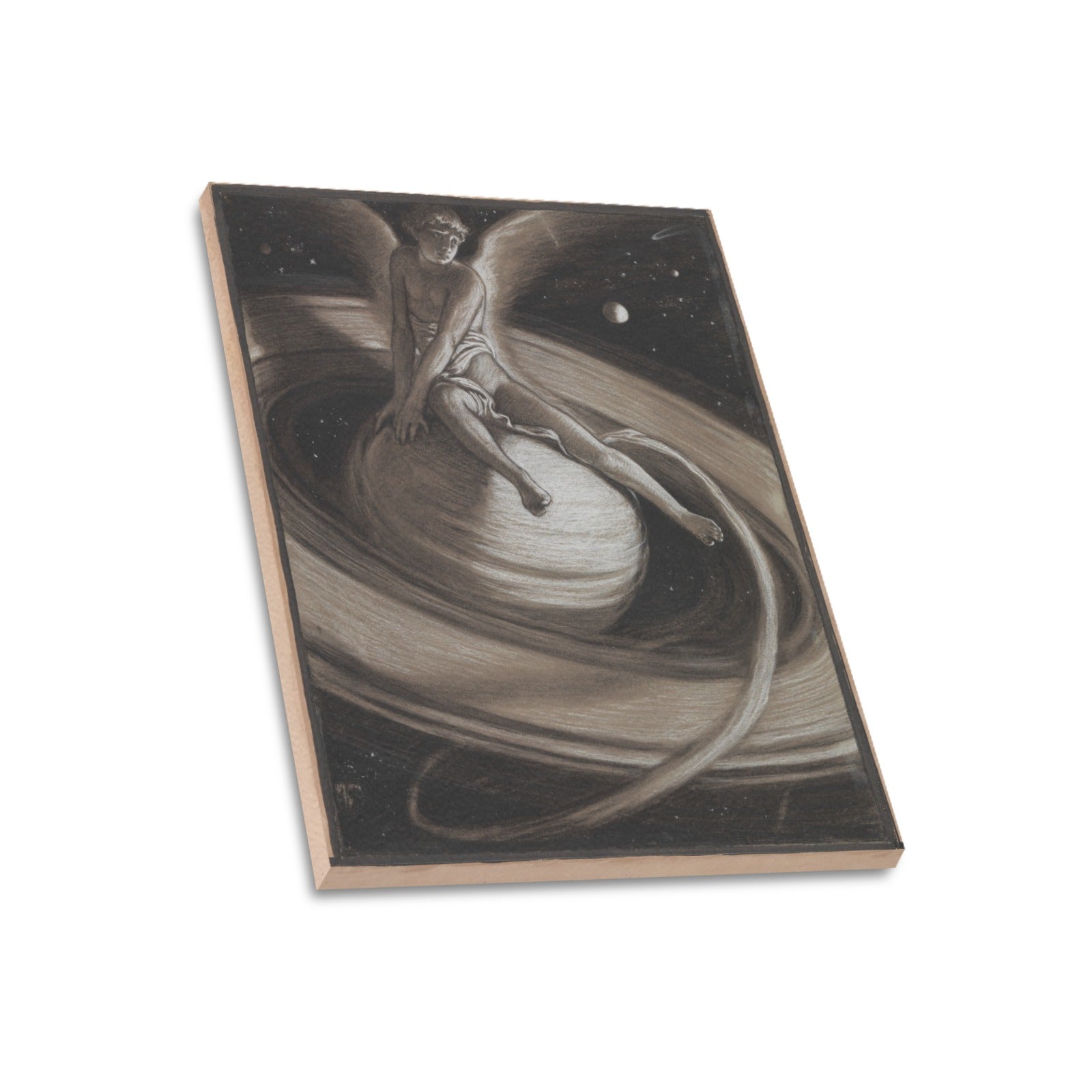 ELIHU VEDDER - THE THRONE OF SATURN - WRAPPED CANVAS PRINT 20" x 24"