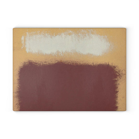 MARK ROTHKO - ABSTRACT - ART GLASS CUTTING BOARD