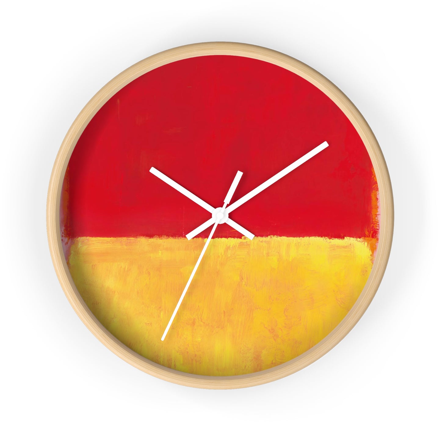 MARK ROTHKO - ABSTRACT - WOODEN WALL ART CLOCK 