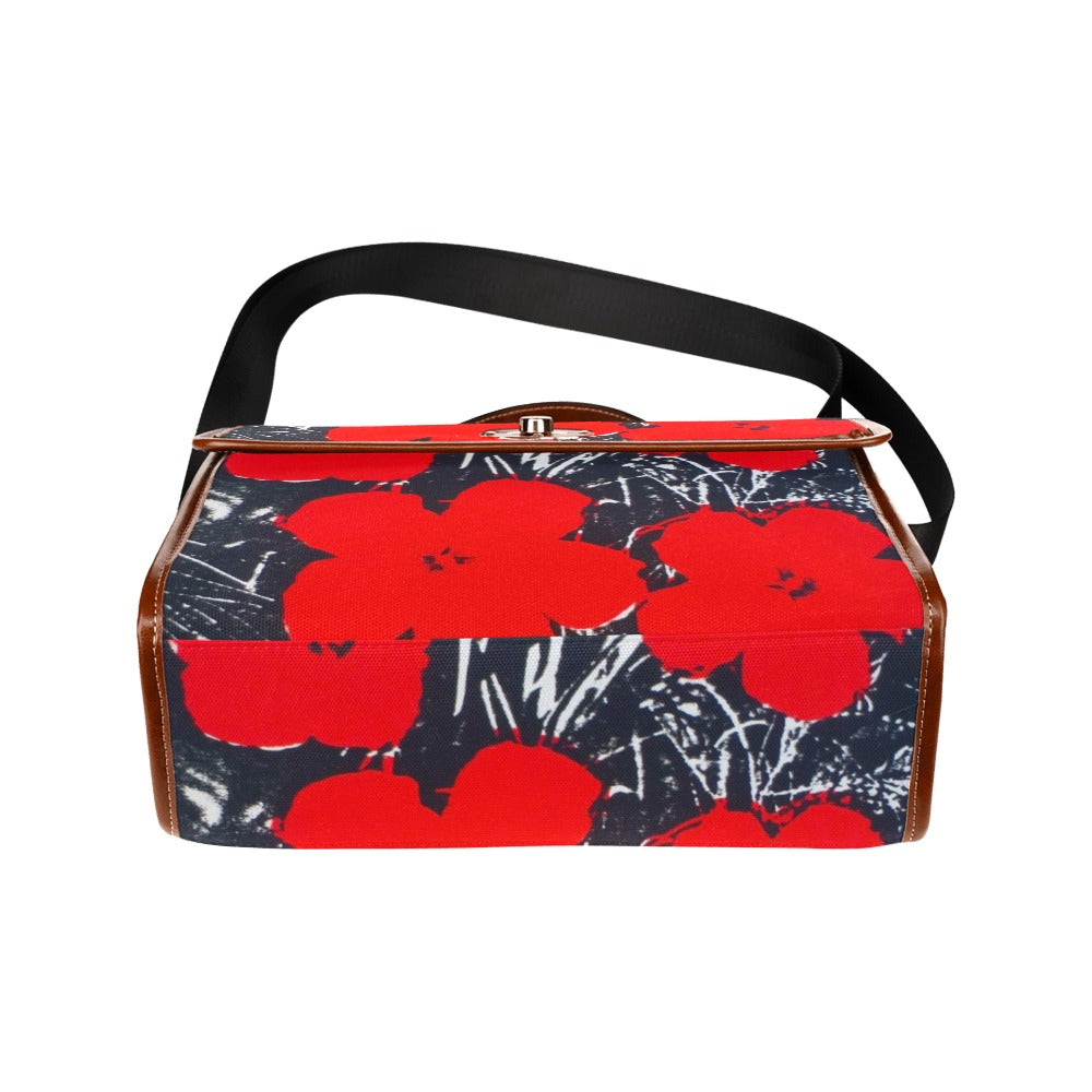 
ANDY WARHOL - FLOWERS - WATERPROOF CANVAS BAG FOR HER
