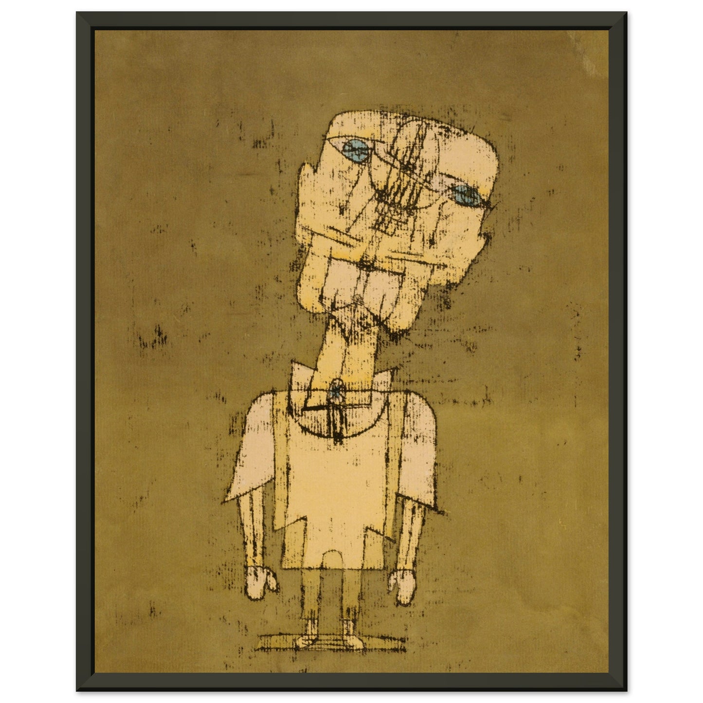 PAUL KLEE - GHOST OF A GENIUS (1922 ) - MUSEUM MATTE POSTER IN METAL FRAME