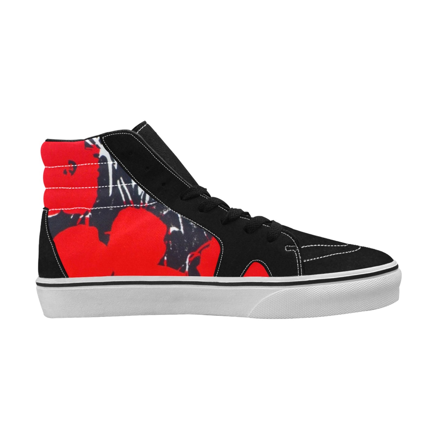 ANDY WARHOL - FLOWERS - MEN'S HIGH TOP CANVAS SHOES