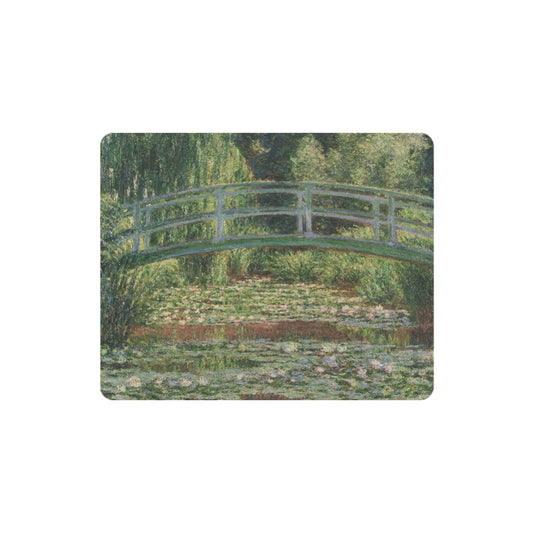CLAUDE MONET - THE JAPANESE FOOTBRIDGE AND THE WATER LILY POOL - ART MOUSE PAD