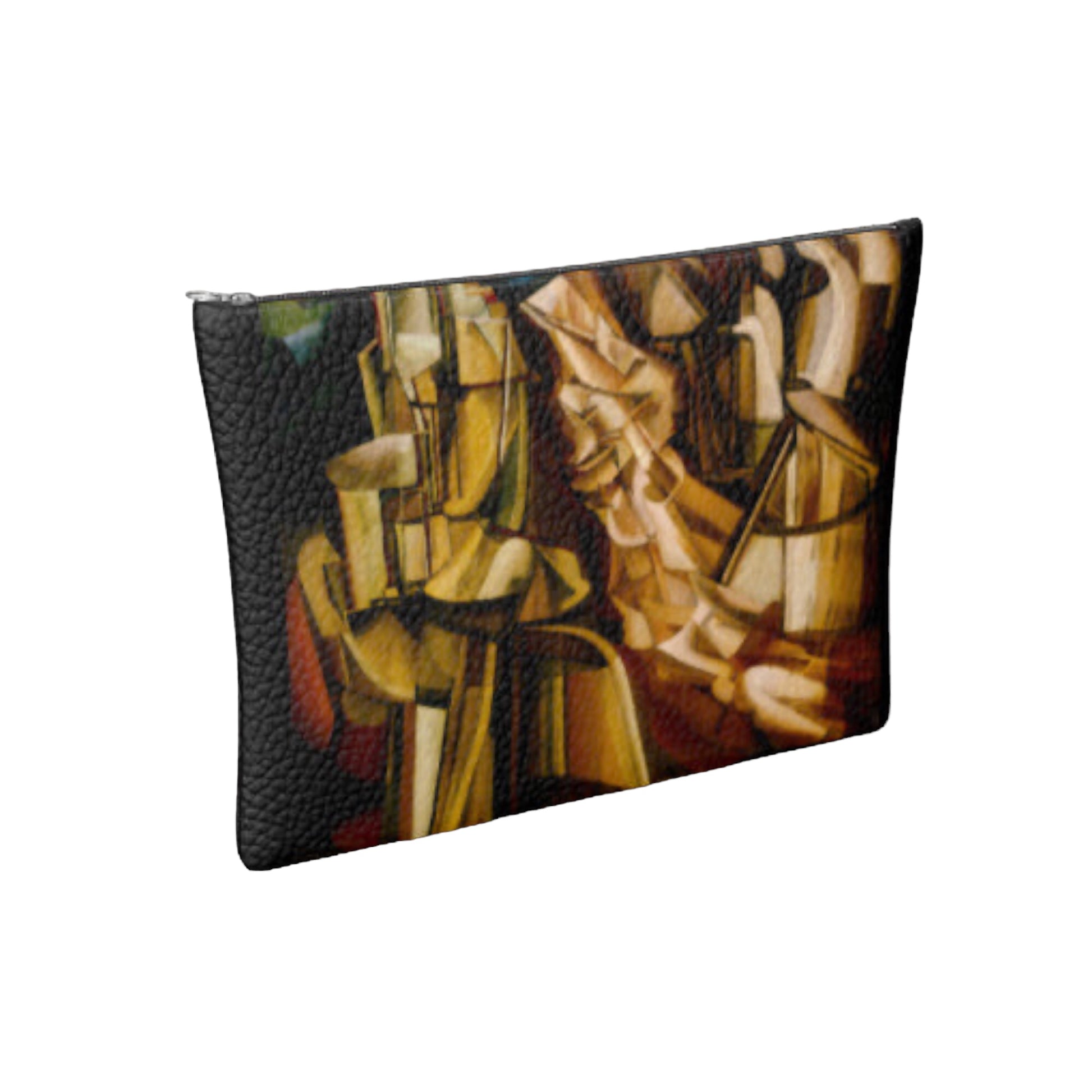 MARCEL DUCHAMP - KING AND QUEEN SURROUNDED BY SWIFT NUDES - LEATHER CLUTCH