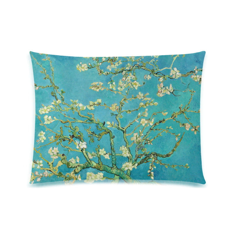 VINCENT VAN GOGH - ALMOND BLOSSOMS - ZIPPERED PILLOW CASE 20"x 26"