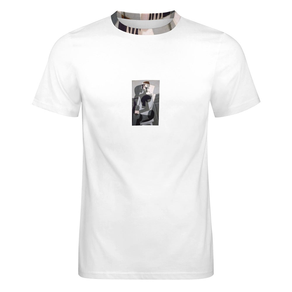 JUAN GRIS - PORTRAIT OF JOSETTE GRIS - MEN'S COTTON T-SHIRT