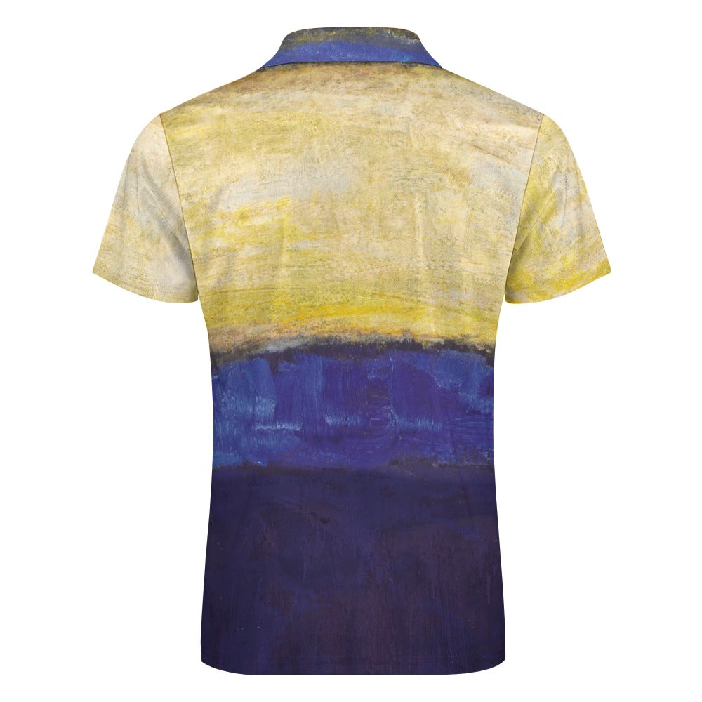 MARK ROTHKO - ABSTRACT ART - SHORT SLEEVE POLO SHIRT