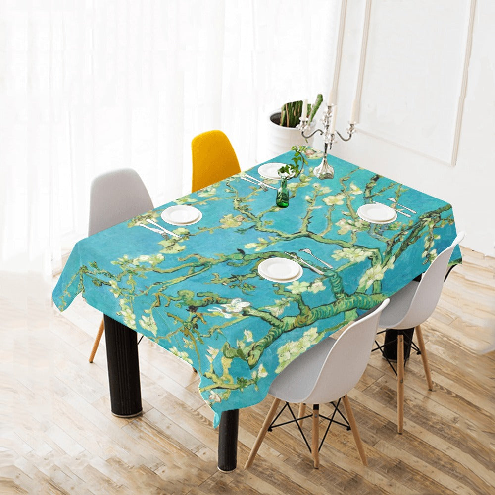 VINCENT VAN GOGH - ALMOND BLOSSOMS - TABLECLOTH 70"x 52"