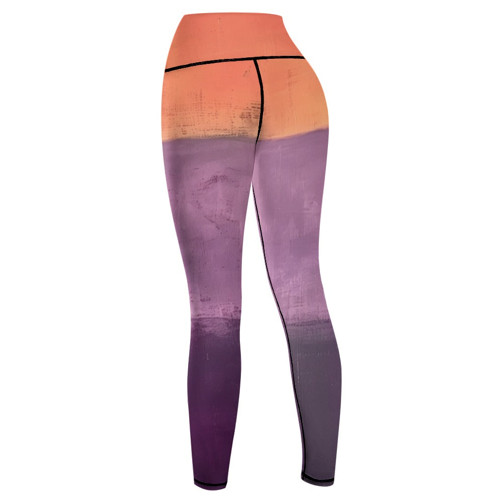 MARK ROTHKO - ABSTRACT - WOMEN'S COMFORT SPORTS YOGA PANTS