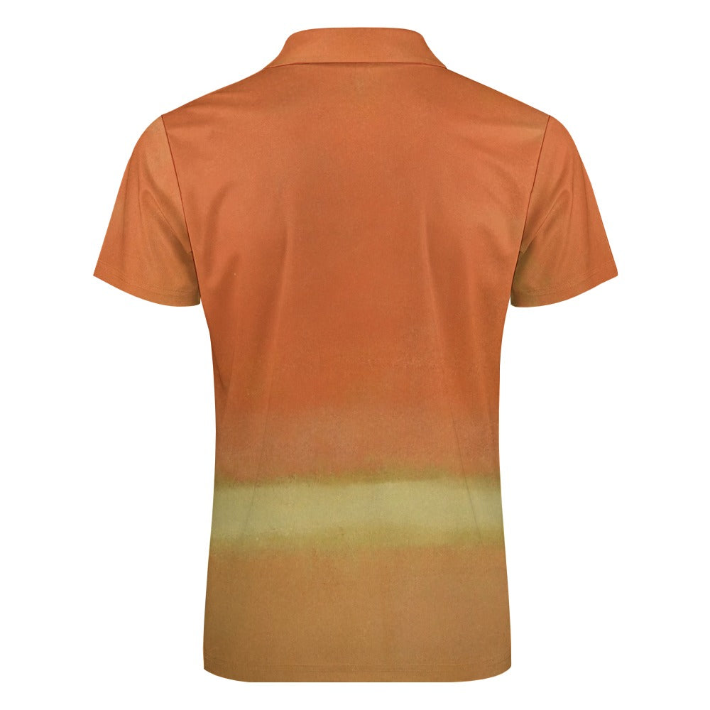 MARK ROTHKO - ABSTRACT ART - SHORT SLEEVE POLO SHIRT