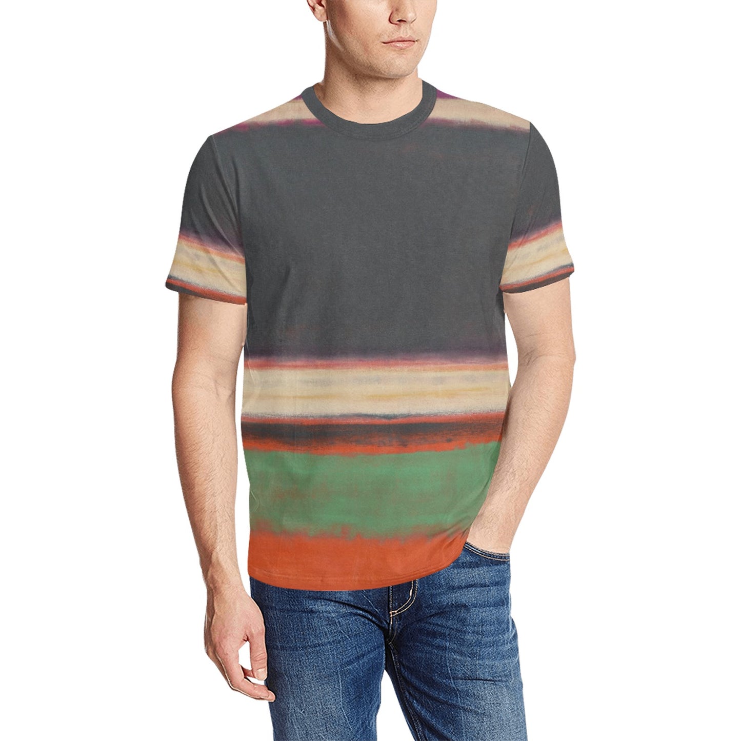 MARK ROTHKO - ABSTRACT ART - MEN'S ALL OVER PRINT T-SHIRT 