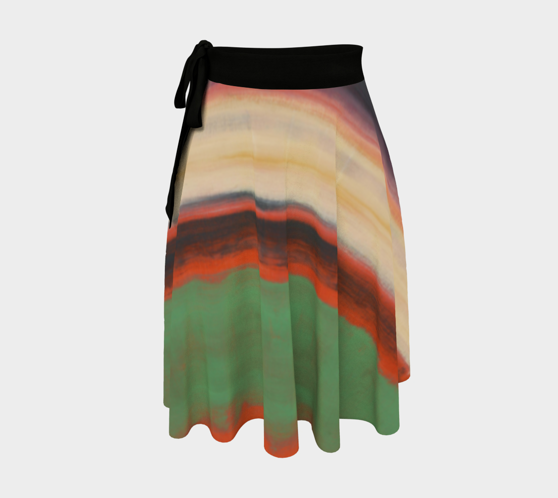 MARK ROTHKO - ABSTRACT ART - WRAP SKIRT - STRIKING!