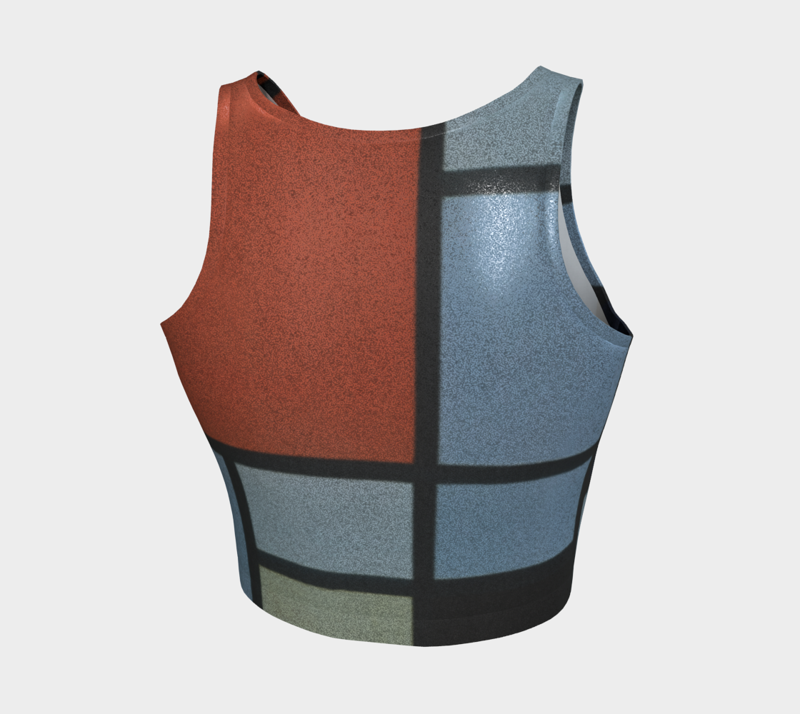 THEO VAN DOESBURG - COMPOSITION - ATHLETIC CROP TOP FOR EVERY DAY