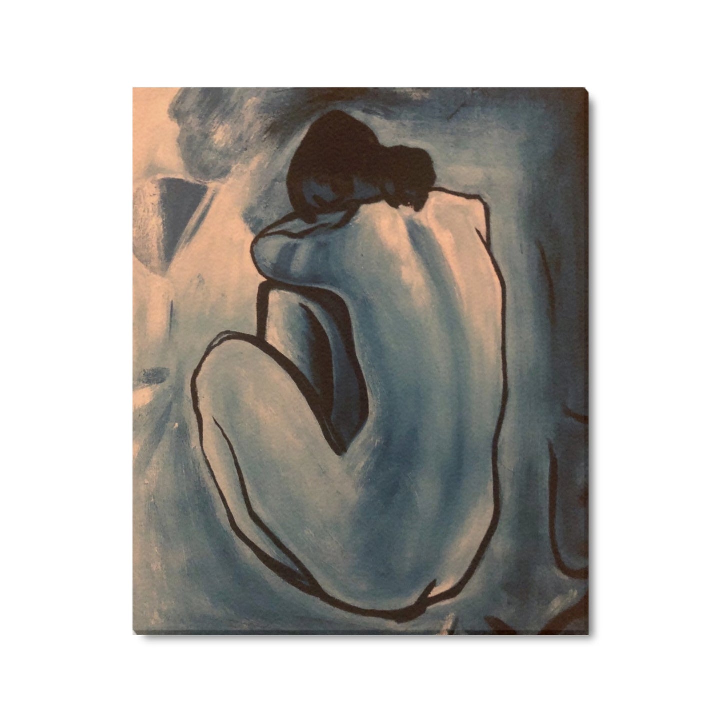 PABLO PICASSO - BLUE NUDE - WRAPPED CANVAS PRINT 20" x 24"