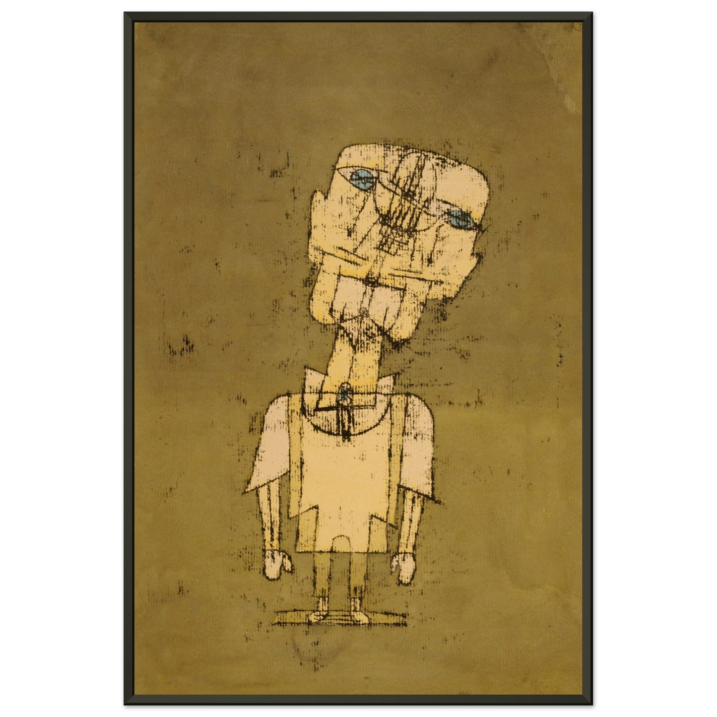 PAUL KLEE - GHOST OF A GENIUS (1922 ) - MUSEUM MATTE POSTER IN METAL FRAME