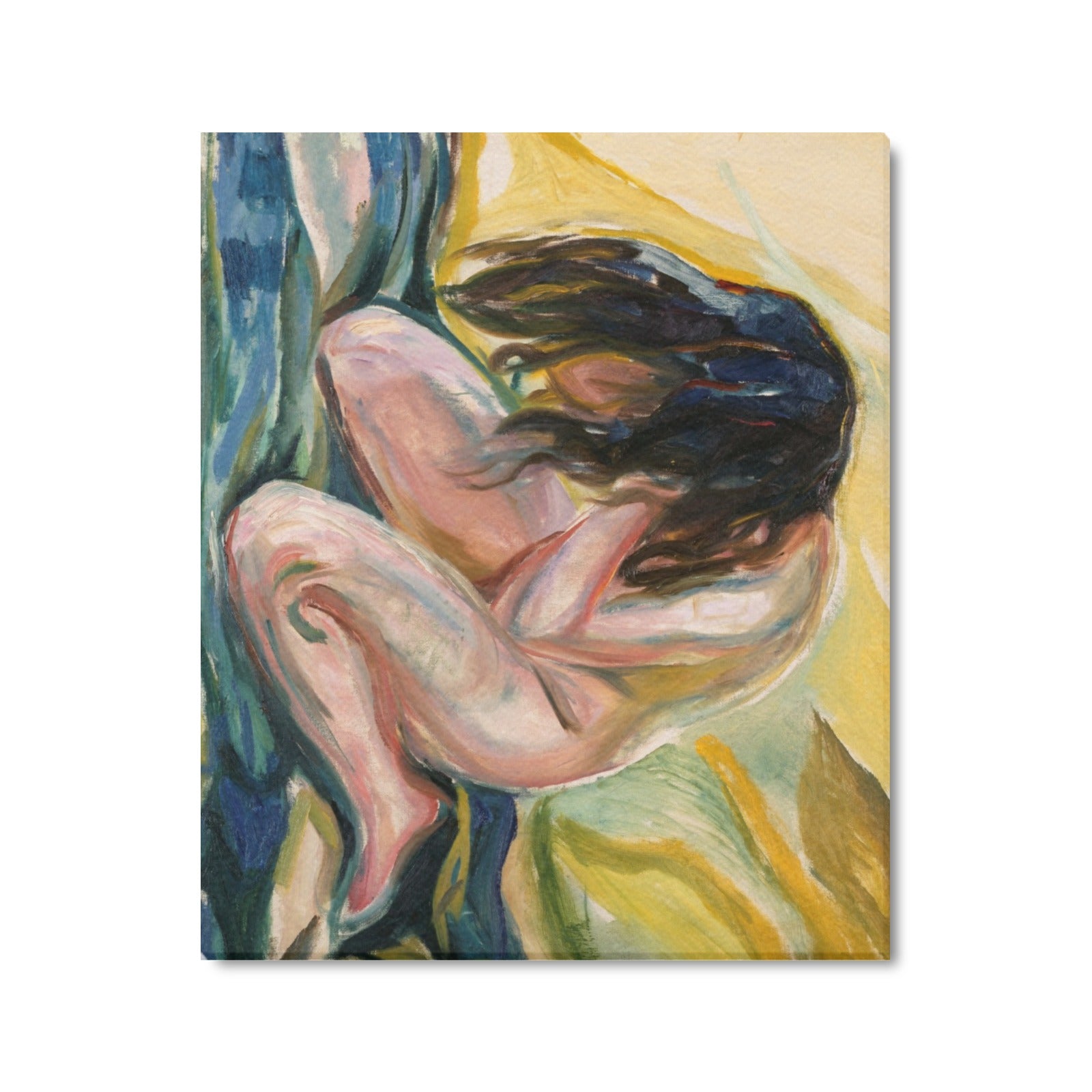 EDVARD MUNCH - WEEPING NUDE (1919) - CANVAS PRINT 24"x 20"