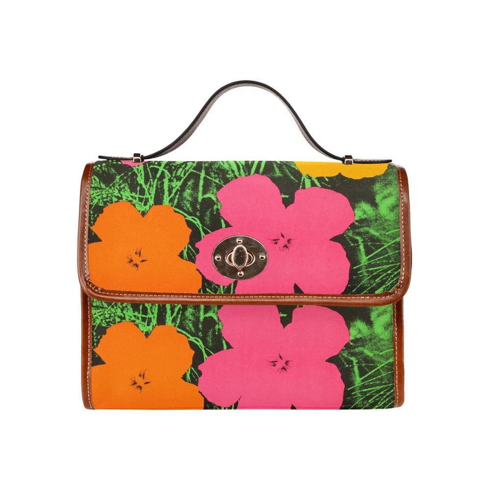 
ANDY WARHOL - FLOWERS - WATERPROOF CANVAS BAG FOR HER
