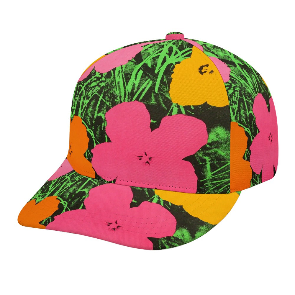 ANDY WARHOL - FLOWERS - BASEBALL UNISEX BASEBALL CAP 