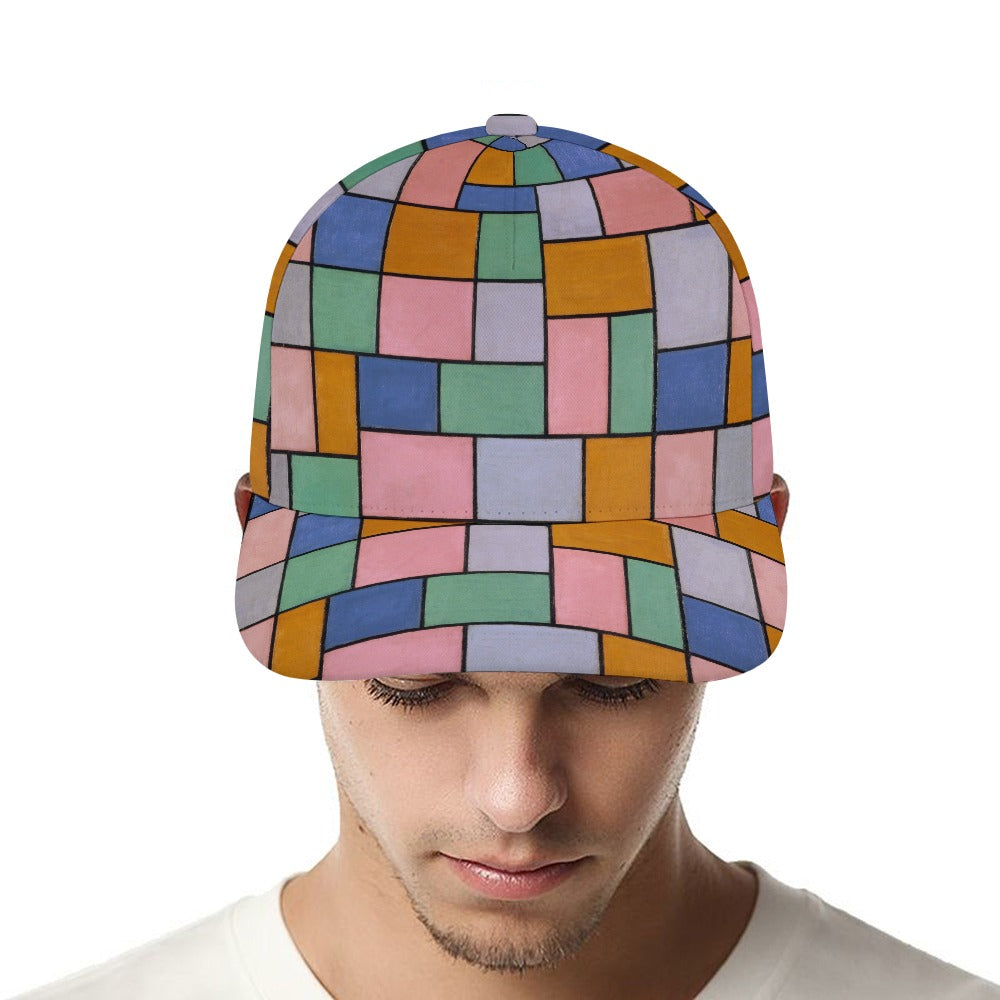 THEO VAN DOESBURG - COMPOSITION IN DISSONANCES - BASEBALL UNISEX BASEBALL CAP