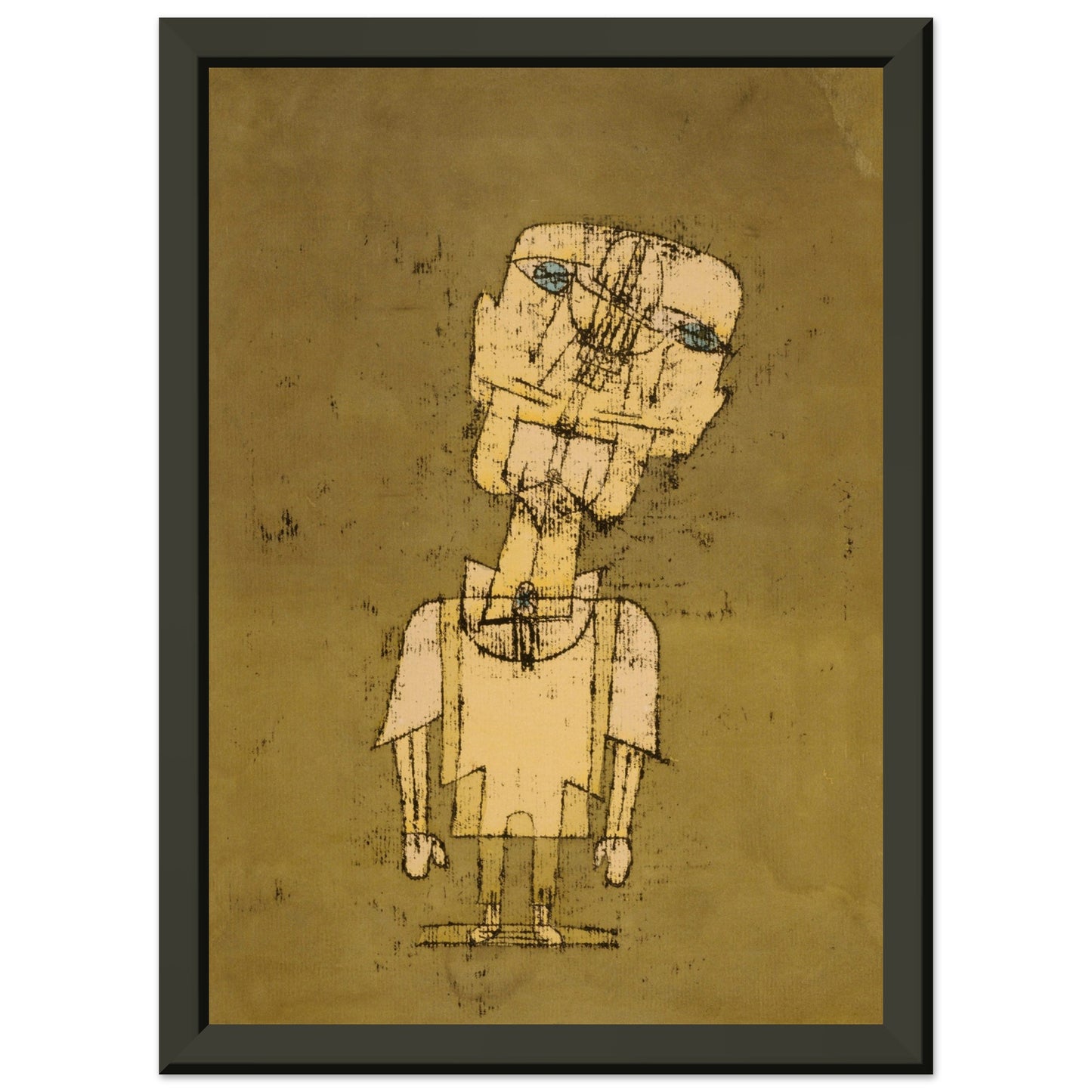 PAUL KLEE - GHOST OF A GENIUS (1922 ) - MUSEUM MATTE POSTER IN METAL FRAME