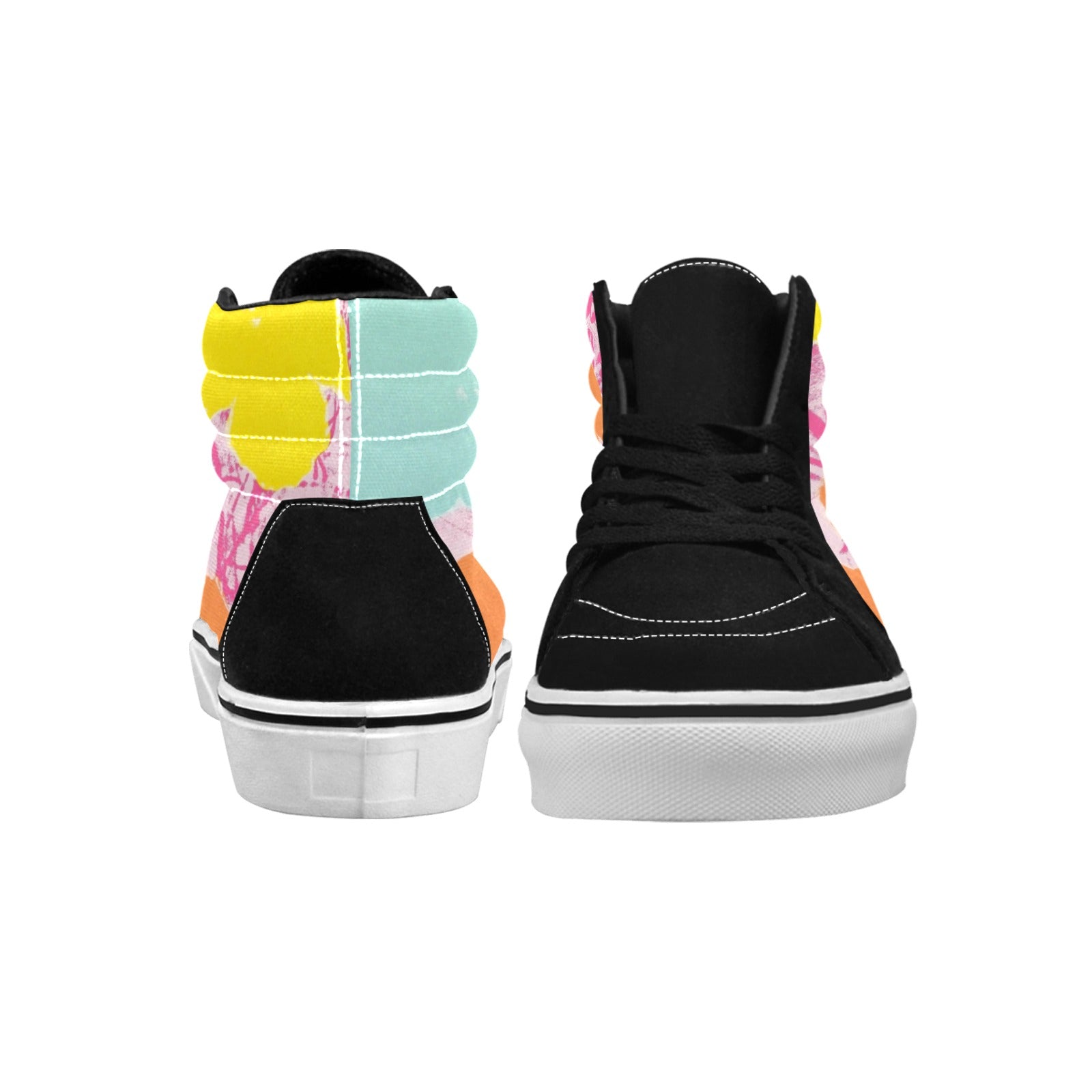 ANDY WARHOL - FLOWERS - MEN'S HIGH TOP CANVAS SHOES