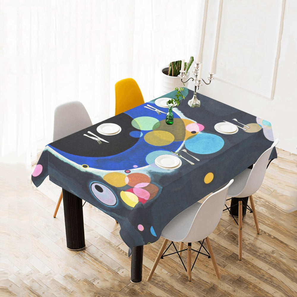 WASSILY KANDINSKY - SEVERAL CIRCLES - TABLECLOTH 70"x 52"