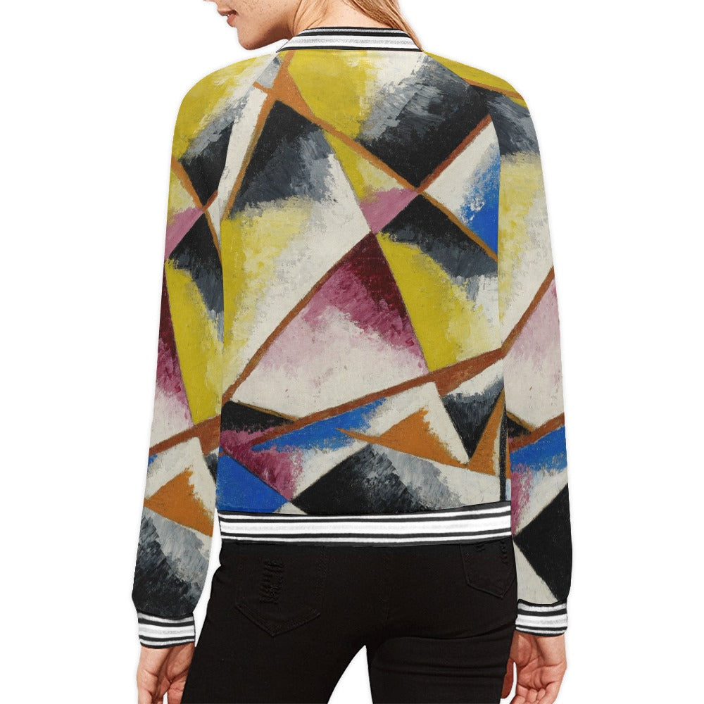 LYUBOV POPOVA - UNTITLED COMPOSITION - WOMEN'S FULL ZIPPER JACKET