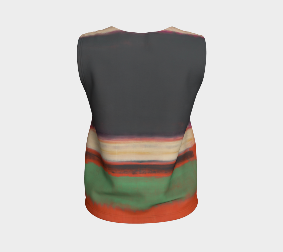 a dress with a multicolored design on it