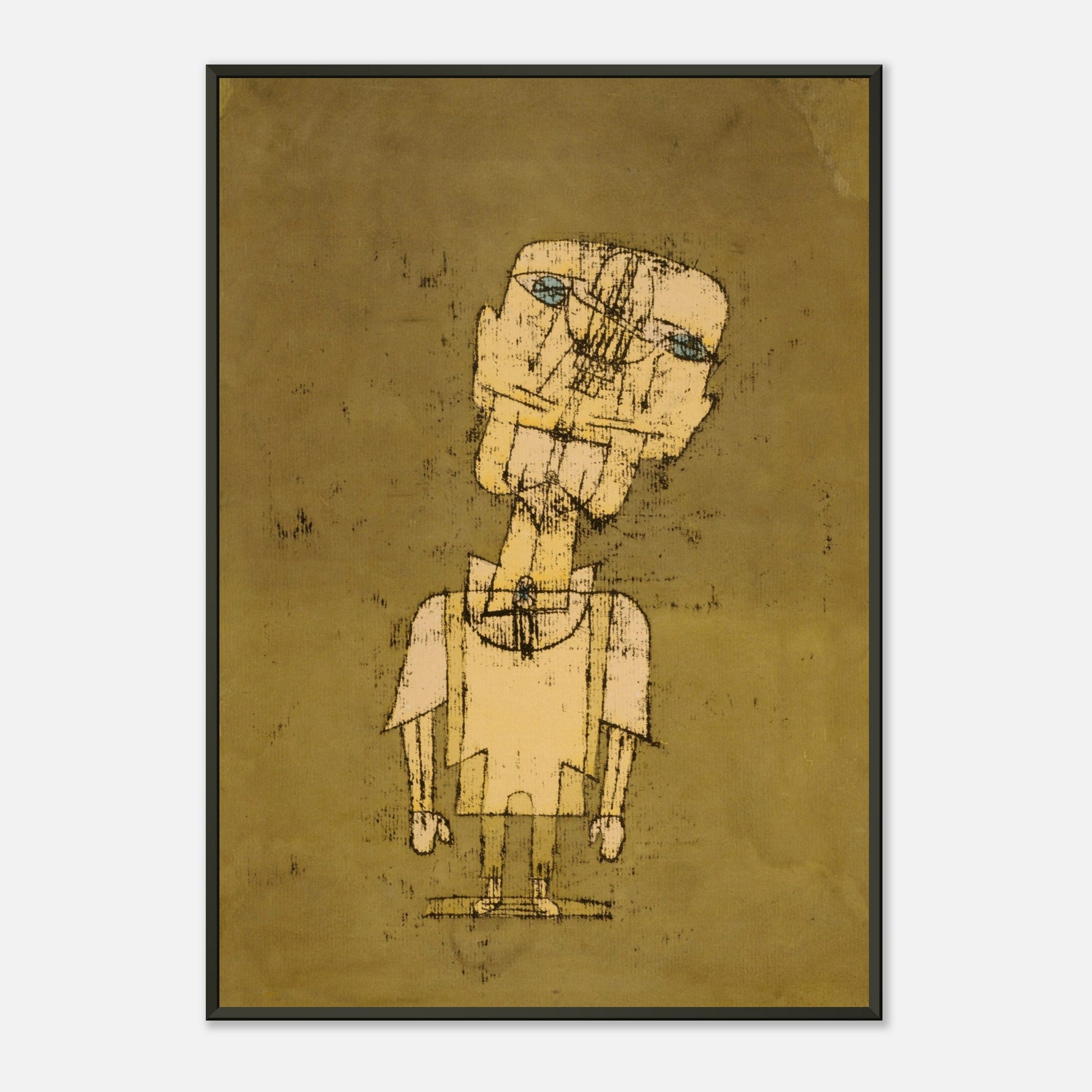 PAUL KLEE - GHOST OF A GENIUS (1922 ) - MUSEUM MATTE POSTER IN METAL FRAME