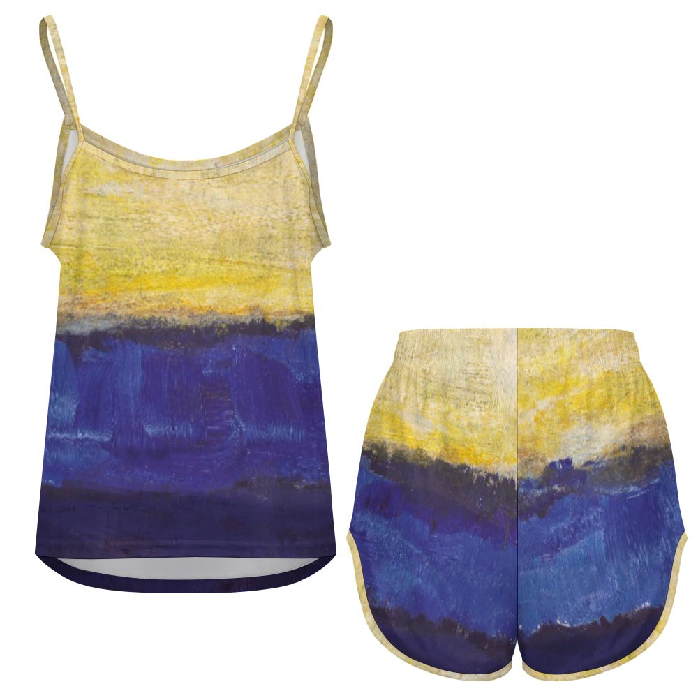 MARK ROTHKO - ABSTRACT - STRAP PAJAMA SET